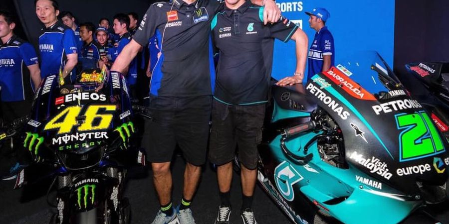 MotoGP Ceska 2020 - Momen Teletubbies Morbidelli dan Valentino Rossi