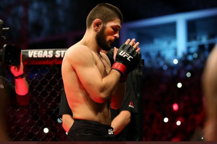 Juara dunia kelas ringan UFC, Khabib Nurmagomedov.