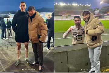 Pelatih Timnas Indonesia Shin Tae-yong menemui langsung anak-anak asuhnya di Eropa seperti Jay Idzes dan Sandy Walsh.