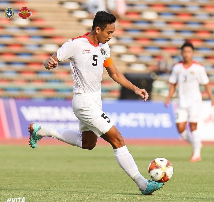 Kapten timnas U-22 Indonesia, Rizky Ridho.