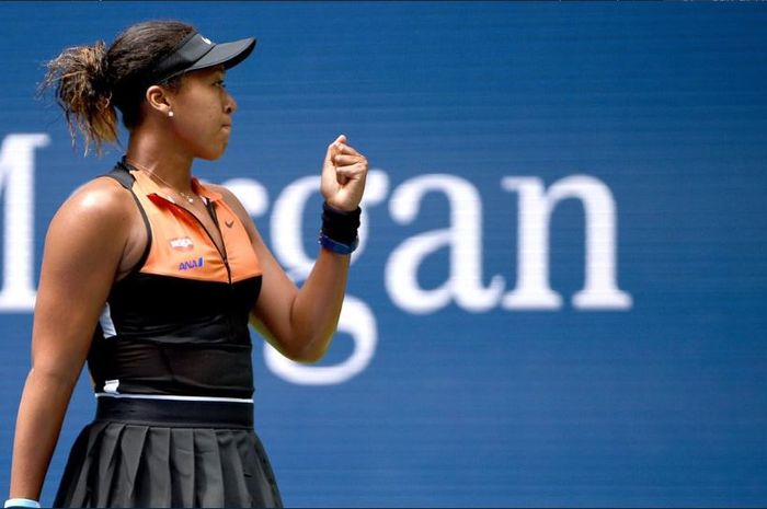 Petenis Jepang, Naomi Osaka, ketika bertanding dalam turnamen US Open 2019 Rabu (28/8/2019)