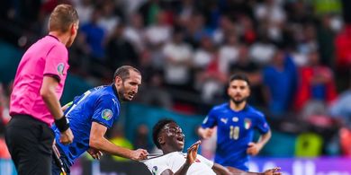 Lihat Pelanggaran Chiellini ke Saka, Mantan Bek Inggris Akui Bakal Lakukan Hal Serupa