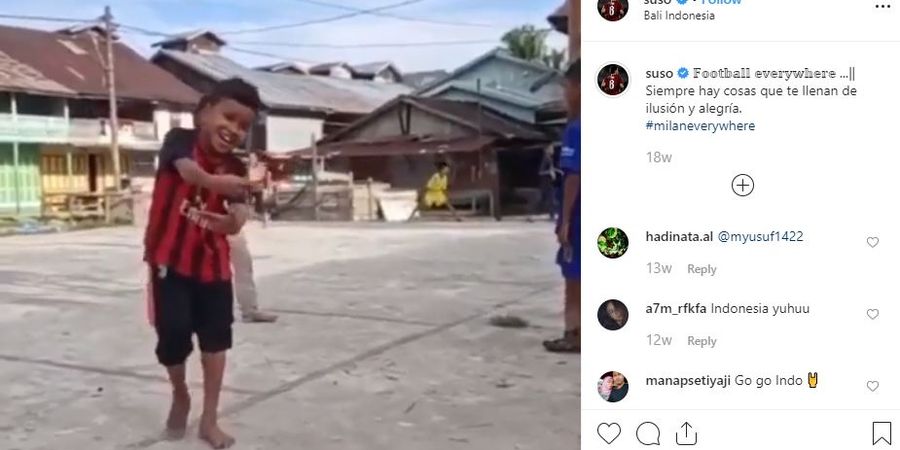 Berikan Umpan Cantik, Bocah Asal Aceh Ini Curi Perhatian Pemain AC Milan