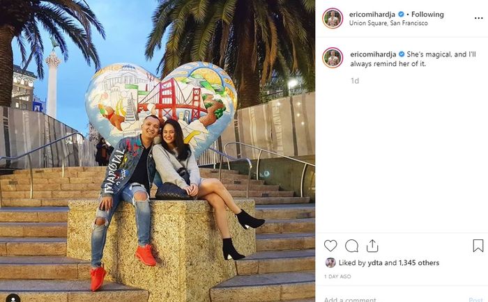 Erico unggah kebersamaan dengan <a href='https://pontianak.tribunnews.com/tag/marshanda' title='Marshanda'>Marshanda</a>