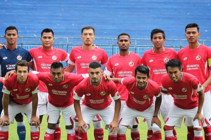 Skuat Semen Padang dalam persiapan Piala Presiden 2019.