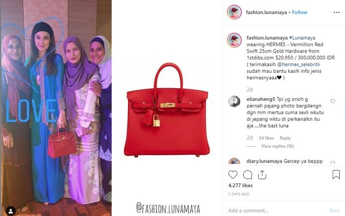 
Luna Maya foto berdampingan dengan ibunda Faisal Nasimuddin (instagram/fashion.lunamaya)
