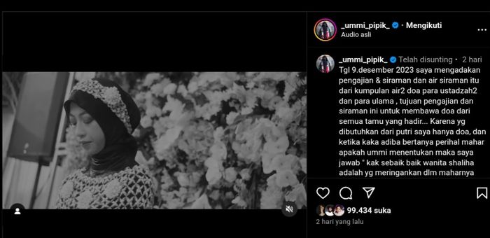 Posting-an Umi Pipik