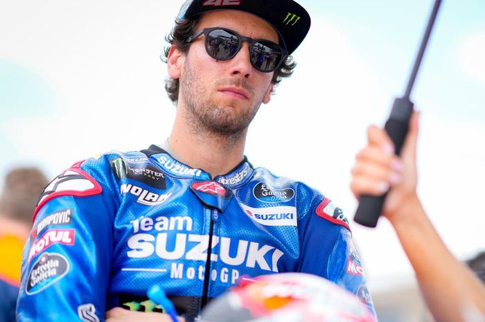 Pembalap Suzuki, Alex Rins, memberikan komentar tentang momen crash di MotoGP Prancis 2022.