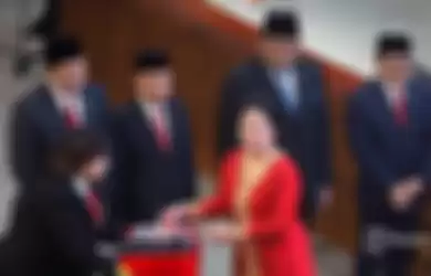 Puan Maharani resmi ditetapkan menjadi Ketua DPR periode 2019-2024 yang ditetapkan dalam rapat paripurna perdana DPR di komplek parlemen, Senayan, Jakarta Pusat, Selasa (1/10/2019).