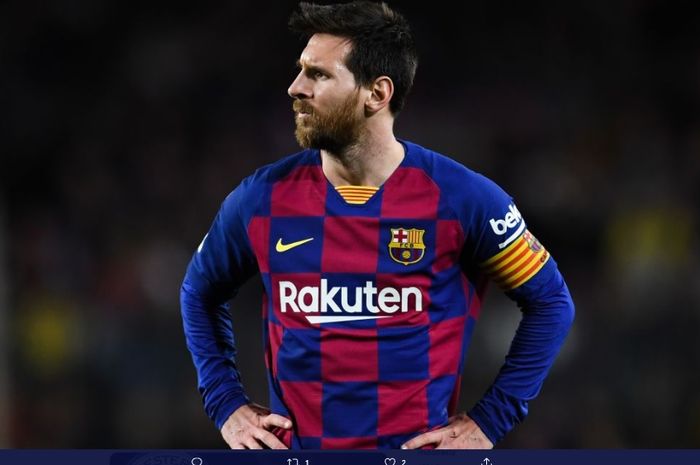 Kapten Barcelona, Lionel Messi.