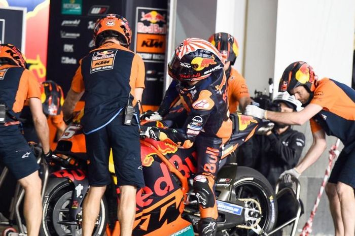 Tim Red Bull KTM, jelang MotoGP Qatar pada Minggu (10/3/2019).