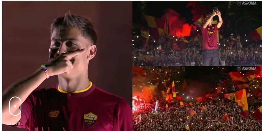 VIDEO - AS Roma Perkenalkan Paulo Dybala secara Kolosal, Disambut 10.000 Fan bak Gladiator dan Bicara Scudetto