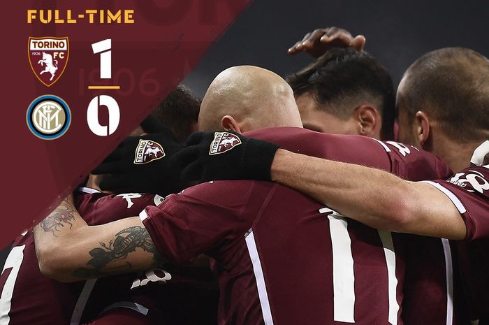 Torino menang 1-0 atas Inter Milan pada pertandingan Liga Italia di Stadion Olimpico Turin, 27 Januari 2019. 