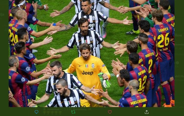 Juventus dan Barcelona bertemu di final Liga Champions 2014-2015.