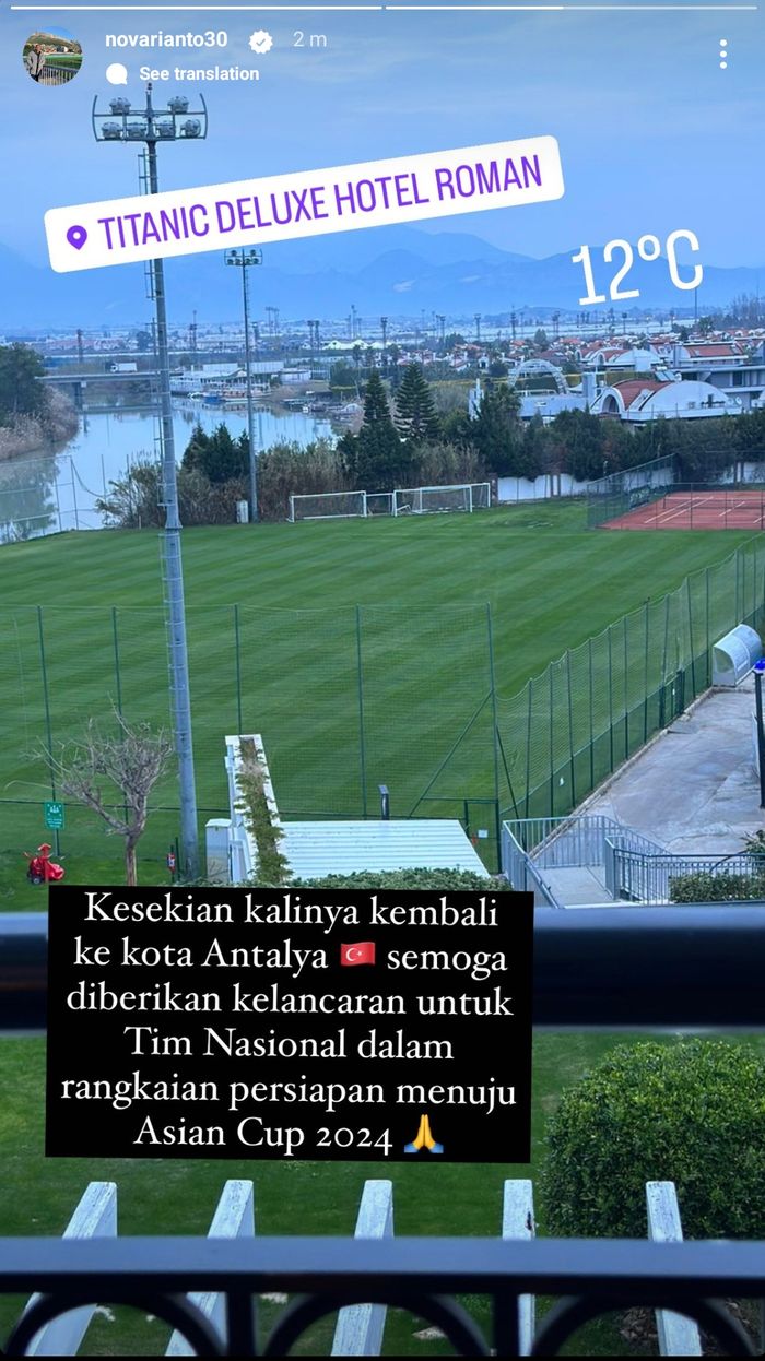 Timnas Indonesia telah tiba di Turki dan siap menjalani TC sebagai persiapan menghadapi Piala Asia 2023.