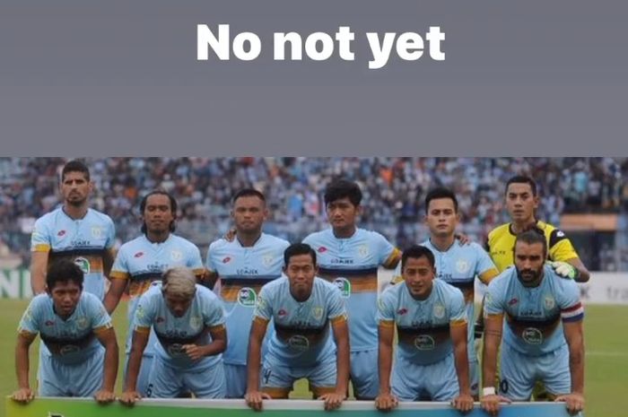 Ungkapan sedih Saddil Ramdani dalam akun instagram pribadinya usai Persela terdegradasi ke Liga 2.