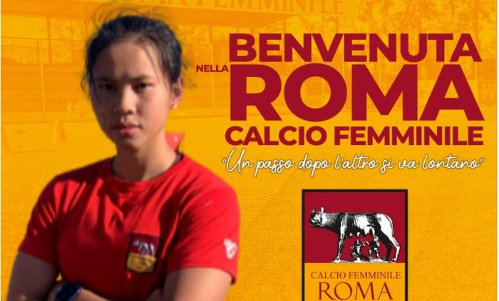 Postingan Resmi Kedatangan Pemain Belakang Timnas Indonesia, Shalika Aurelia di Situs Resmi Klub Roma Calcio Feminile