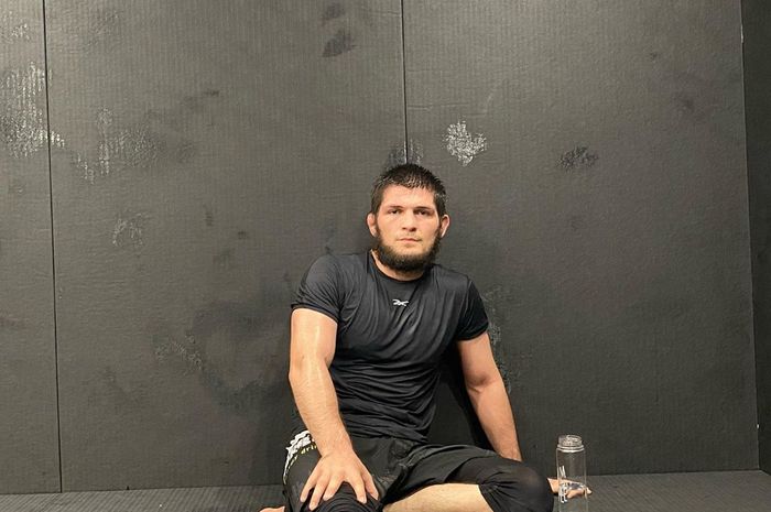 Juara bertahan UFC kelas ringan, Khabib Nurmagomedov.