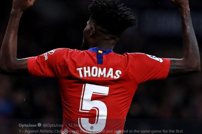 Gelandang Atletico Madrid, Thomas Partey, menjadi incaran utama Arsenal pada bursa transfer musim panas 2020.