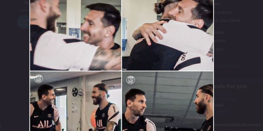 Lionel Messi dan Sergio Ramos Hanya Pura-pura Akrab di PSG?