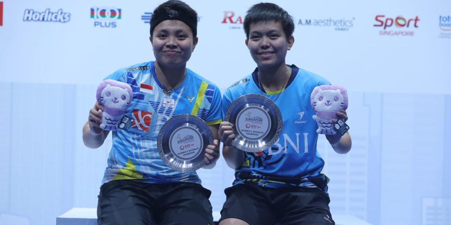 Kelolosan Dadakan Apriyani/Fadia pada BWF World Tour Finals 2022 Jadi Perhatian Media China