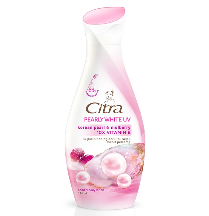 Citra Pearly White UV Hand & Body Lotion. 
