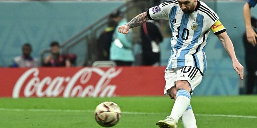 PIALA DUNIA 2022 - Pakai Bola Al Rihla atau Al Hilm, Lionel Messi Tetap Cetak Gol di Qatar