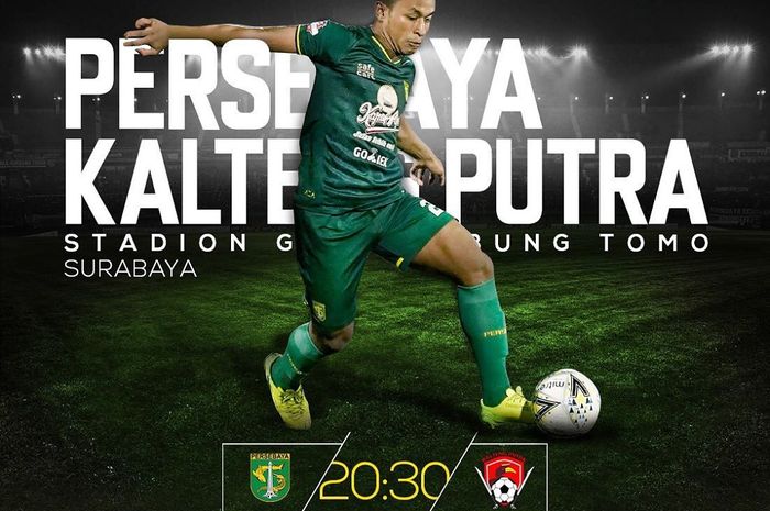 Live streaming Persebaya Surabaya Vs Kalteng Putra pada pekan kedua Liga 1 2019.