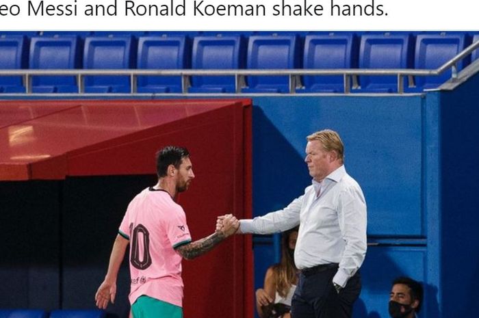 Pelatih Barcelona, Ronald Koeman, menyebut kalau segalanya terasa lebih mudah dengan keberadaan Lionel Messi.