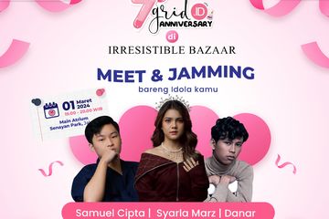 Ulang tahun ke-7 Grid.ID dimeriahkan oleh Samuel Cipta, Syarla Marz, dan Danar