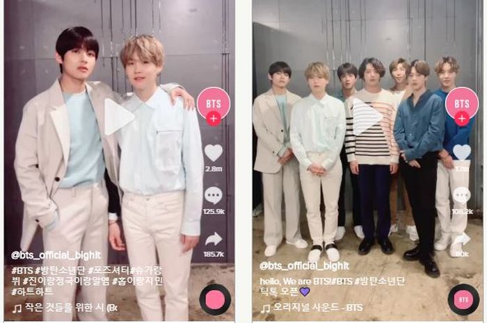 Boygroup Asal Korea Bts Sekarang Punya Akun Tiktok Resmi Loh Semua Halaman Nextren Grid Id