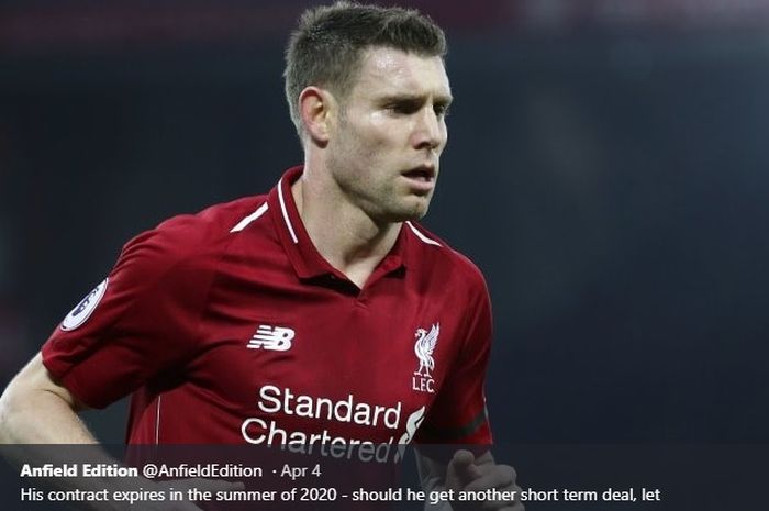 Pemain Liverpool, James Milner.