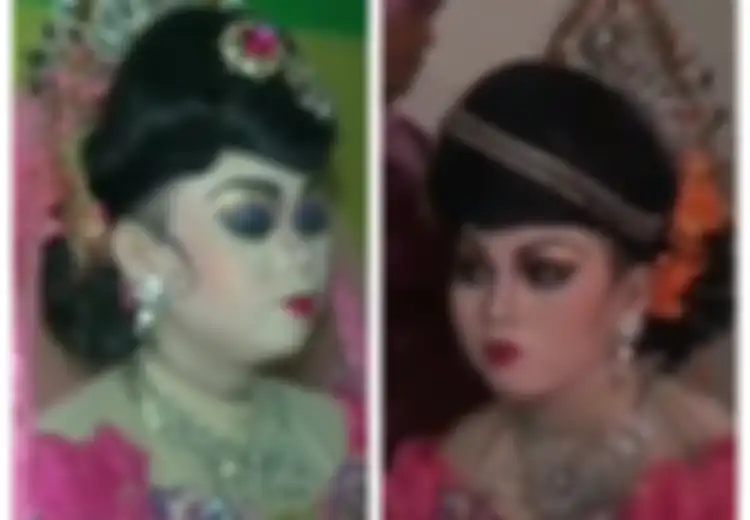 Tak Tahu Juntrungan, Pernah Viral Riasan Super Tebal Pengantin Wanita Lengkap dengan Jambul di Dahi, Namun Sang Perias Justru Kebanjiran Orderan!