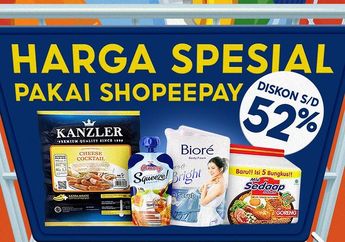 Hari Terakhir Promo Hypermart, Belanja Cerdas Bayar Pakai Shopeepay Diskon 52%