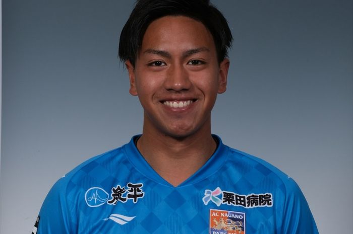 Ryu Nugraha, kiper berdarah Indonesia yang memperkuat klub Liga Jepang, AC Nagano Parceiro.
