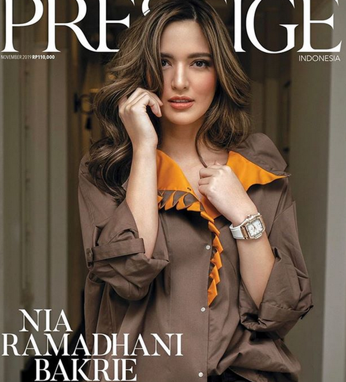 Nia Ramadhani jadi Cover Majalah Prestige Indonesia.