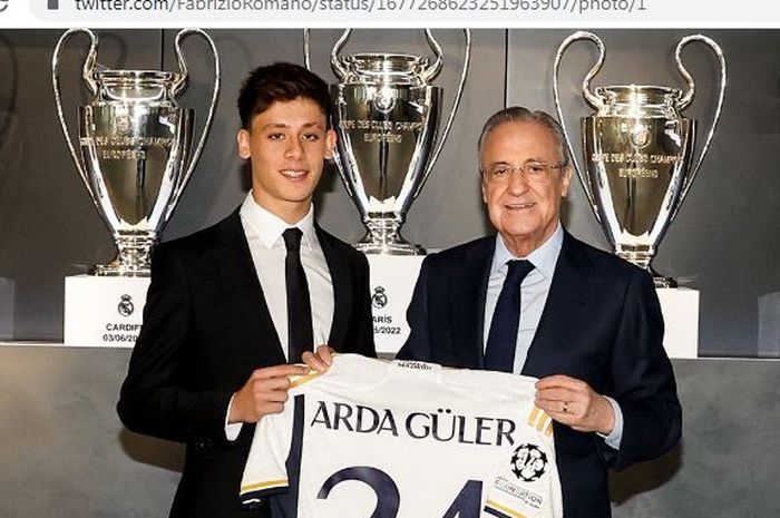 Ternyata ada dua pembisik di balik bergabung Arda Guler dengan seteru Barcelona, Real Madrid.