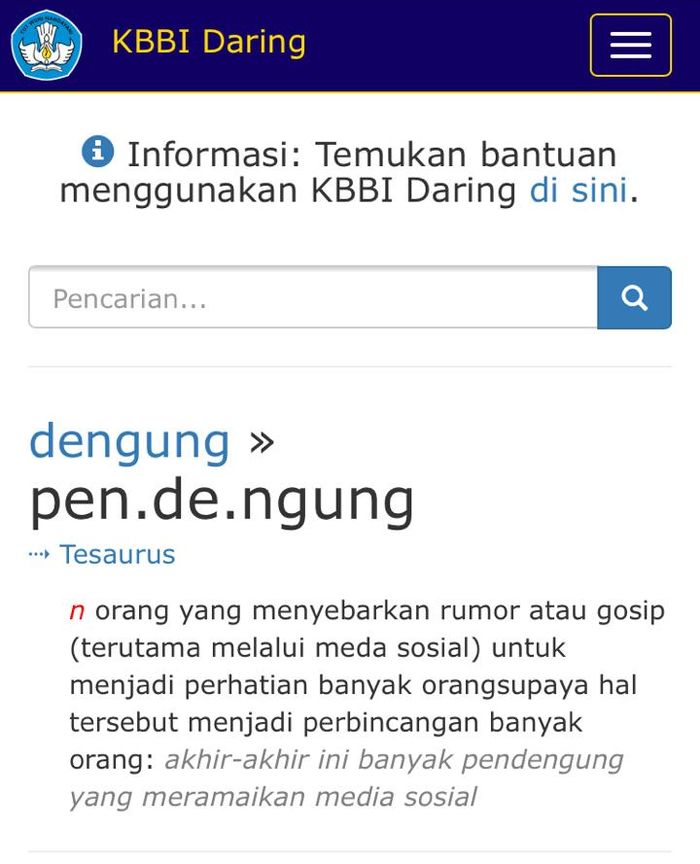 Pansos Dan Ngegas Masuk Kbbi Nih 11 Kata Gaul Yang Akhirnya Resmi Masuk Kbbi Baru Semua Halaman Hai