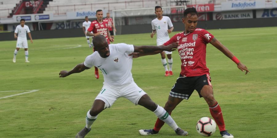 Dijamu Bali United, Pertama Kalinya Timnas Indonesia Gagal Menang