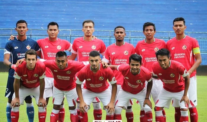 Skuat Semen Padang dalam persiapan Piala Presiden 2019.