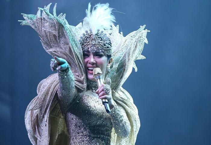 Syahrini di Konser Jambul Khatulistiwa
