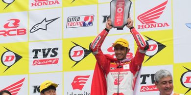 Pembalap Indonesia Andi Gilang Raih Podium pada Asia Road Racing Championship 2022