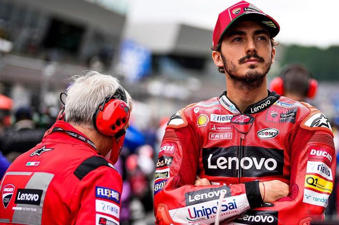 Francesco Bagnaia merasa bisa menang jika tidak mengikuti Marc Marquez ganti motor di balapan MotoGP Austria 2021