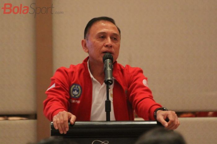 Ketua Umum PSSI, Mochamad Iriawan pada acara pelepasan timnas U-19 Indonesia di Hotel Fairmont, Senayan, Jakarta Pusat, Sabtu (29/8/2020).