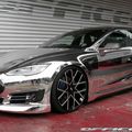 Silau Abis, Tesla Model S Dibuat Kinclong dan Pakai Pelek Forgiato