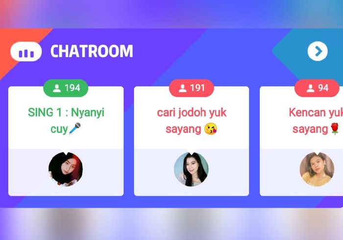 Chatroom di HAGO
