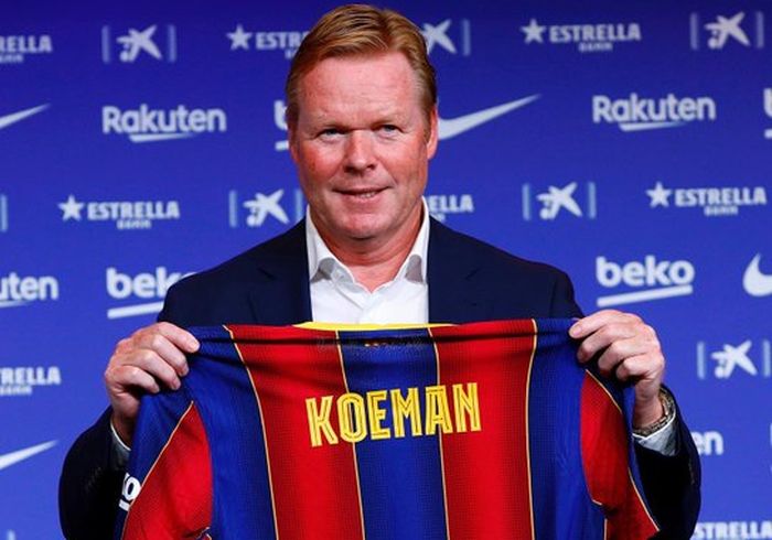 Pelatih anyar Barcelona, Ronald Koeman.
