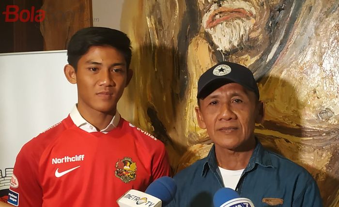 Firza Andika dan ayahnya, Sunardi.