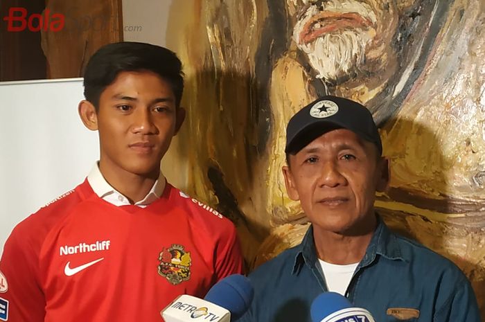 Firza Andika dan ayahnya, Sunardi.