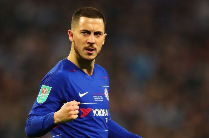 Bintang Chelsea, Eden Hazard, digosipkan menjadi incaran penting Real Madrid.